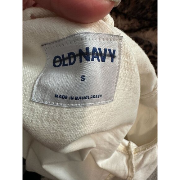 Old Navy Cream Jacket Women's S/M Denim Workwear Shacket Barn Chore Workwear - Picture 5 of 8